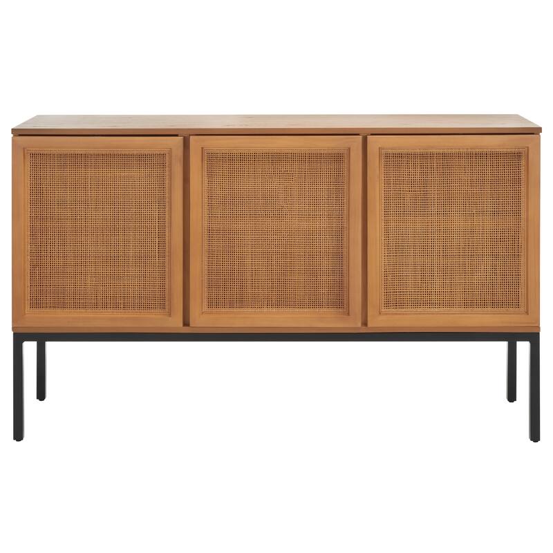 SAFAVIEH Tabetha 2-Shelf Rattan Sideboard - 54 In. W x 15 In. D x 33 In. H - 54Wx15Dx33H