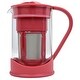 preview thumbnail 1 of 4, Spigo Cold Brew Coffee Maker with Borosilicate Glass Pitcher, 1 Liter, 8x5 Inches Red
