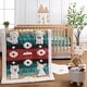 preview thumbnail 1 of 3, The Peanutshell Organic Cotton Crib Bedding Set for Baby Boys, Western Woods, 4 Pieces