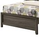 preview thumbnail 6 of 9, Aury Rustic Grey Solid Wood Tufted Panel Kid Bed by Furniture of America