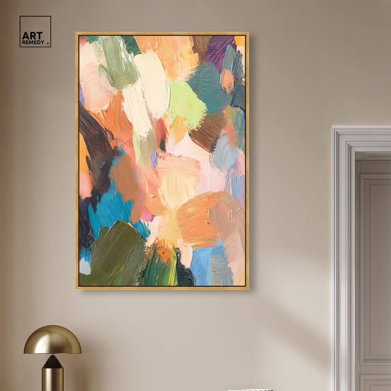 Chromatic Surge III Canvas by Art Remedy