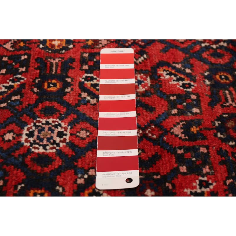 ECARPETGALLERY Hand-knotted Andelz Red Wool Rug - 3'3 x 16'8