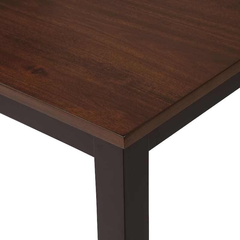 5-Piece Dining Table Set Home Kitchen Table and Chairs Wood Dining Set