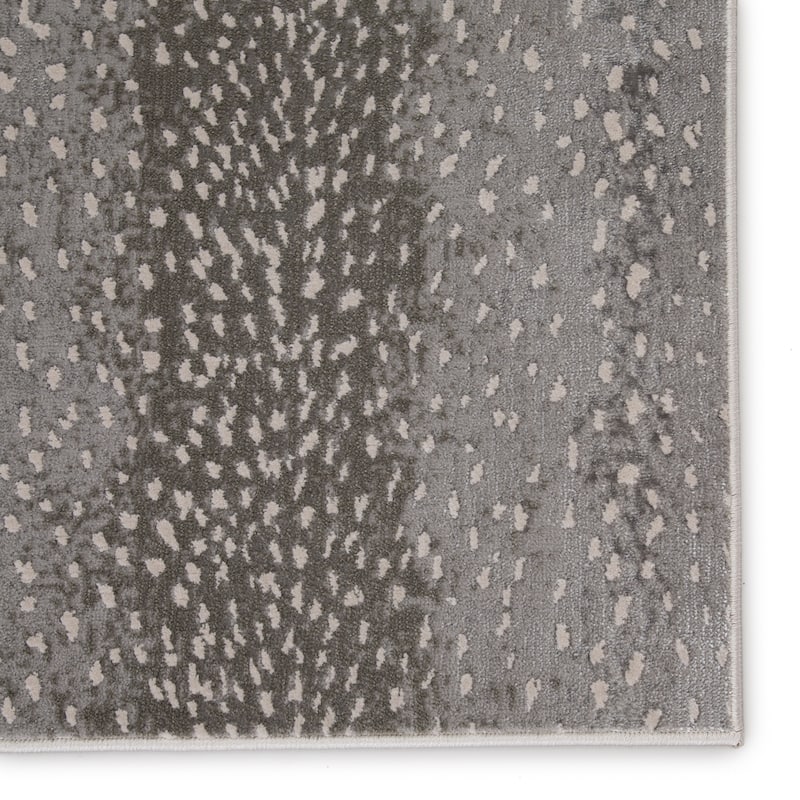 Silver Orchid Axis Animal Print Spotted Area Rug