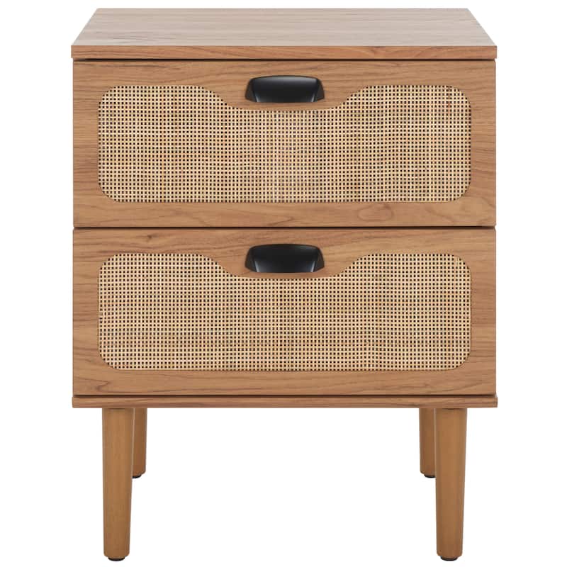 SAFAVIEH Salwa 2-Drawer Nightstand - Oak