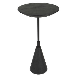 Uttermost Midnight Accent Table - 12.5" dia x 22.5"