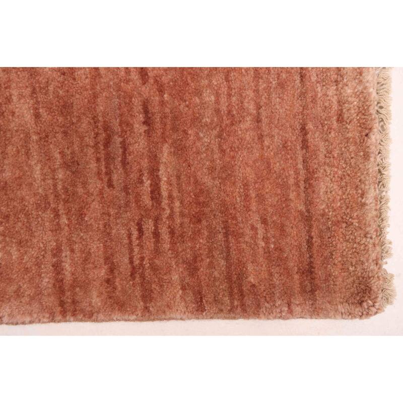 ECARPETGALLERY Hand-knotted Pak Finest Gabbeh Copper Wool Rug - 4'2 x 5'11