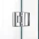 preview thumbnail 8 of 23, DreamLine Unidoor-X 62-62 1/2 in. W x 72 in. H Frameless Hinged Shower Door - 62" - 62.5" W