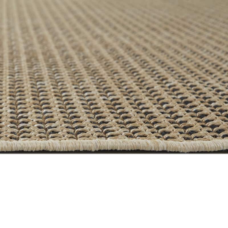 Leocadia Solid Flatweave Indoor/Outdoor Area Rug