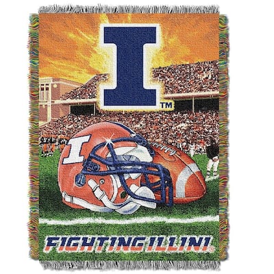 NCAA Big Ten Conference School Tapestry Throw Blanket