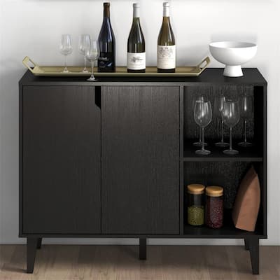 Sideboard Buffet Serving Cabinet - 14.96"D x 67.83"W x 32.48"H
