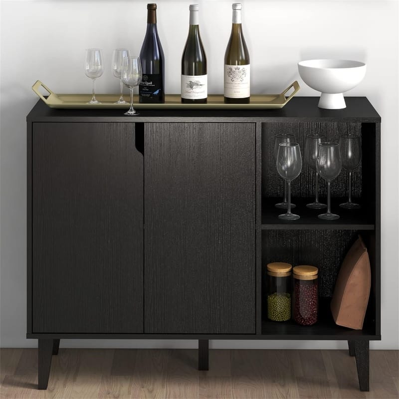 Sideboard Buffet Serving Cabinet - 14.96"D x 67.83"W x 32.48"H