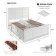 preview thumbnail 25 of 36, Furniture of America Saer 6-Piece Storage Platform Bedroom Set with USB Port