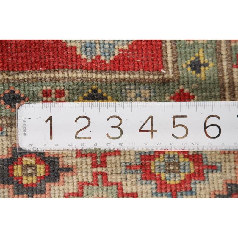 Traditional Red Kazak Foyer Rug Handmade Wool Carpet - 2'10" x 3'9"