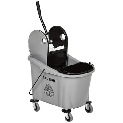 Mop Bucket with Wringer Cleaning Cart