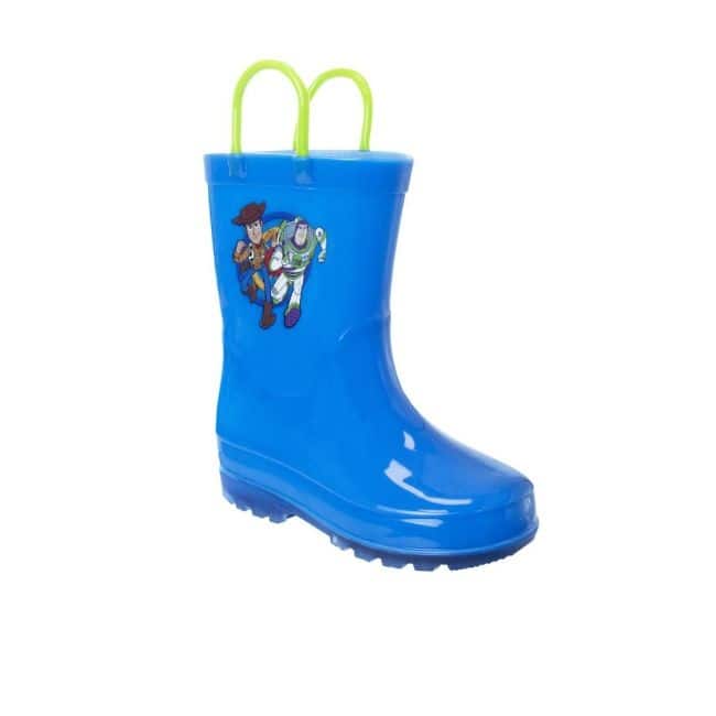 Disney Pixar Toy Story Boys' Dual Sizes Rain Boots. (Toddler/Little Kids)
