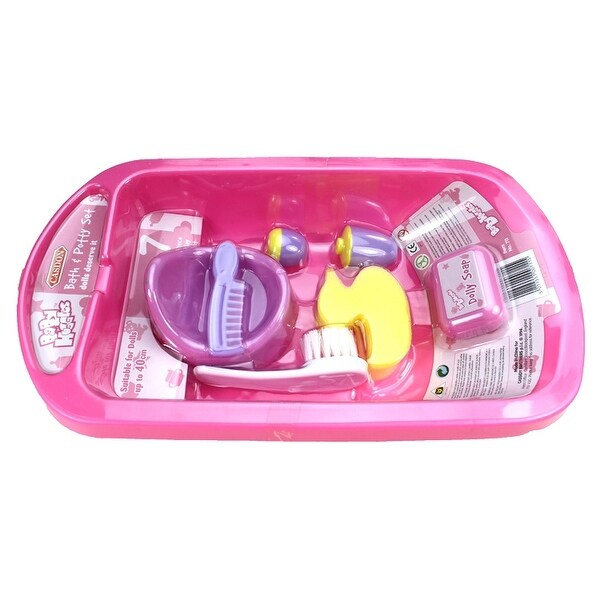baby doll and bath set