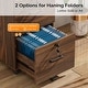 preview thumbnail 24 of 44, 2-Drawer Rolling Wood File Cabinet with Lock