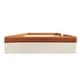 preview thumbnail 24 of 36, Brown White Sofa Bed Two-color Daybed Toddler Floor Bed with Fence and Stairs Grounded Wood Slat Support Frame Upholstered Bed