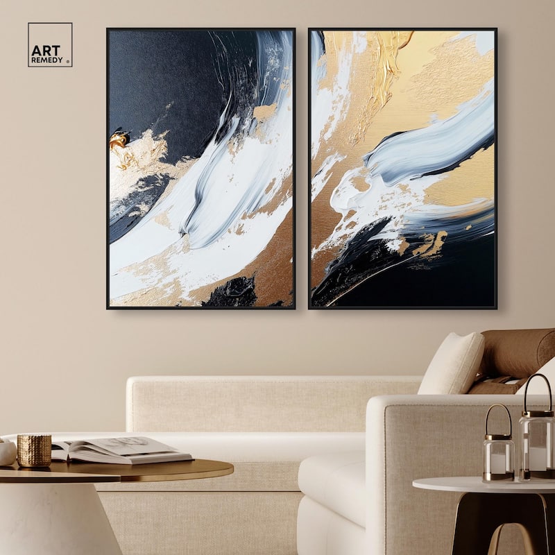 Forces II Canvas Set of 2 by Art Remedy