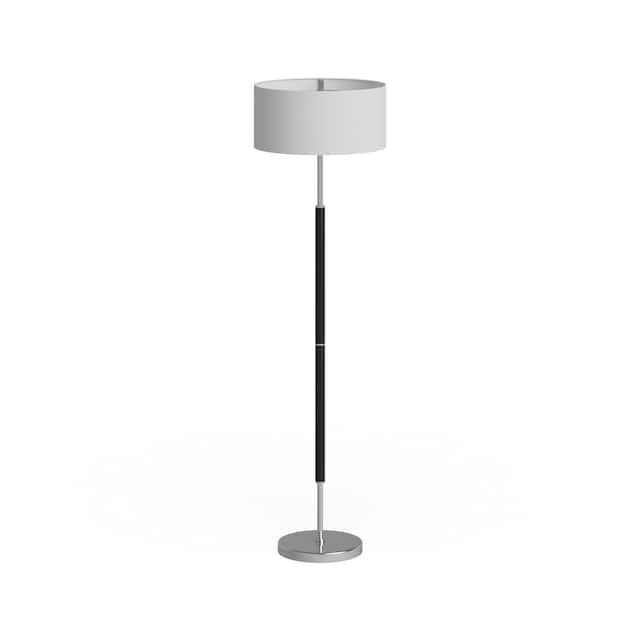 Silver Orchid Gotho Pedestal Contemporary Floor Lamp