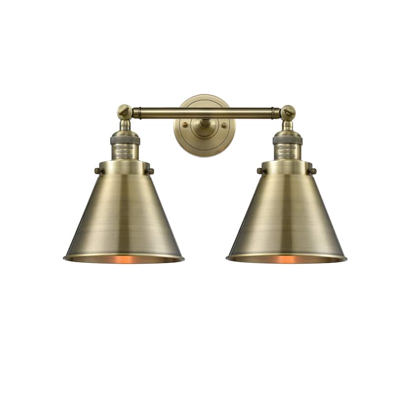 Innovations Lighting Appalachian 2 Light 24" Wide Bathroom Vanity - Antique Brass