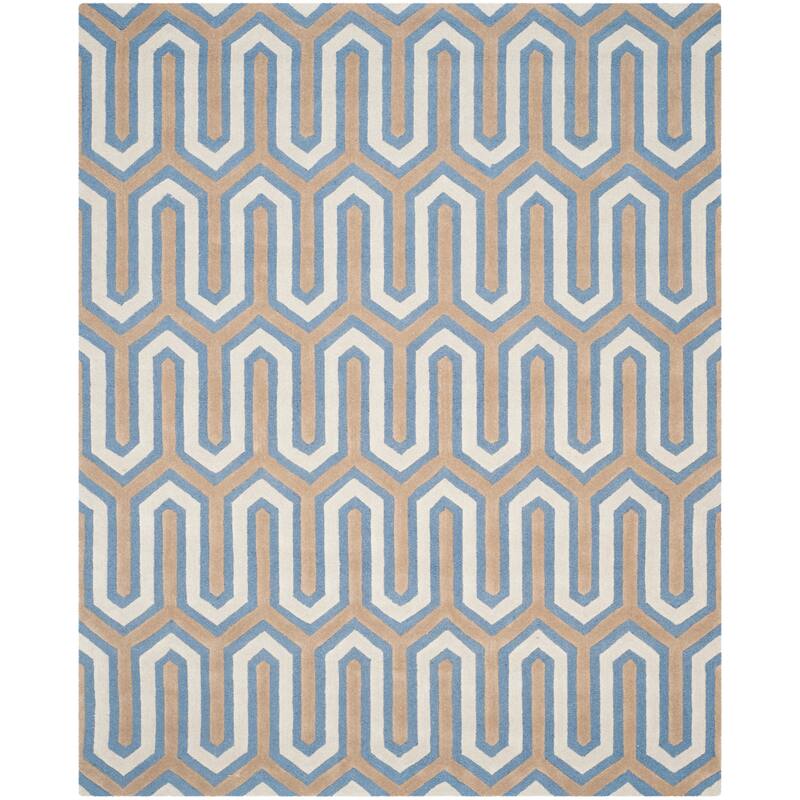 SAFAVIEH, Handmade Cambridge Faiza Modern Moroccan Wool Rug