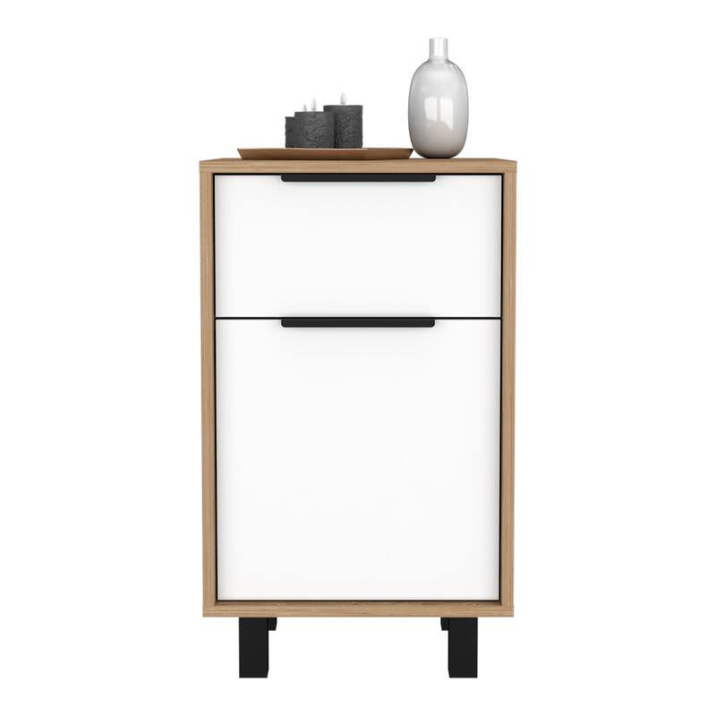 Nightstand Maryland Z,One Drawer,One Cabinet，for Living Room,and Dining Room