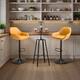 Option Brown Table & Yellow Chairs