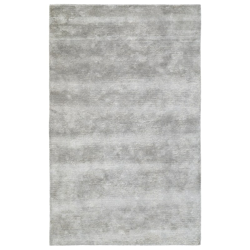 Terra by Obeetee Hue Solid Rug - Gray - 5' x 8'
