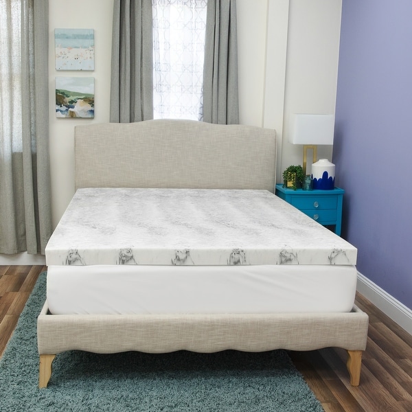 5 Zone Cooling Gel Memory Foam Mattress Topper Collection - On Sale - Bed  Bath & Beyond - 31871721