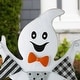 preview thumbnail 19 of 84, Glitzhome Halloween LED Ghost Cat Pumpkin Nutcracker Yard Stakes Standing Sign Hanging Decor
