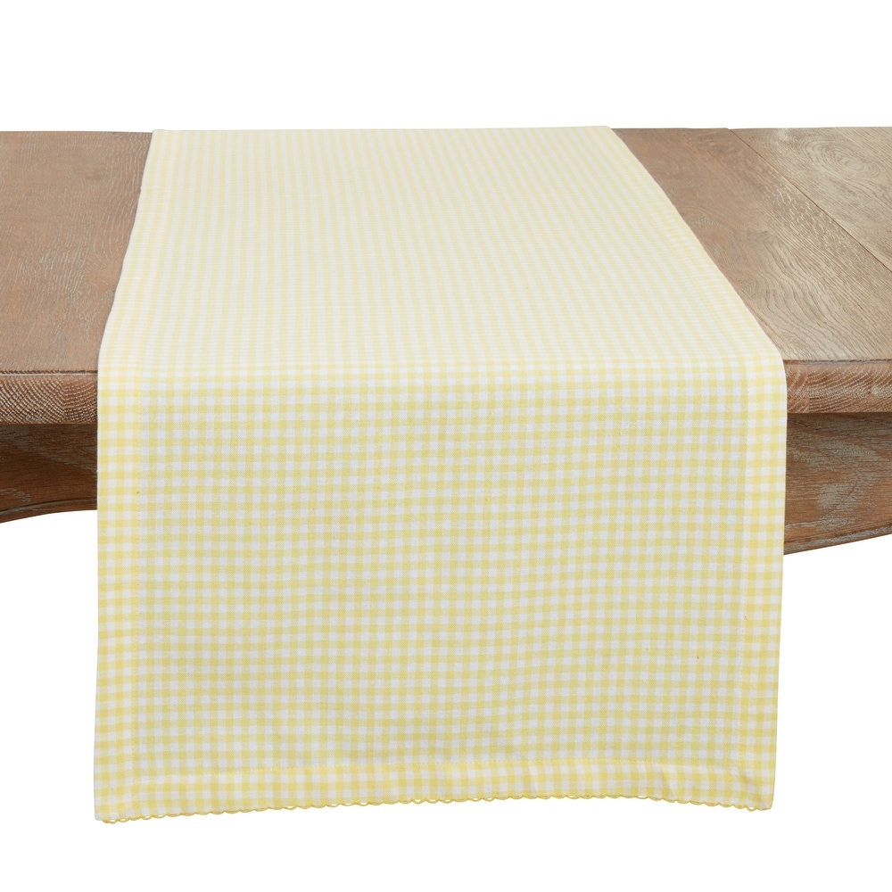 Traditional Gingham Table Runner