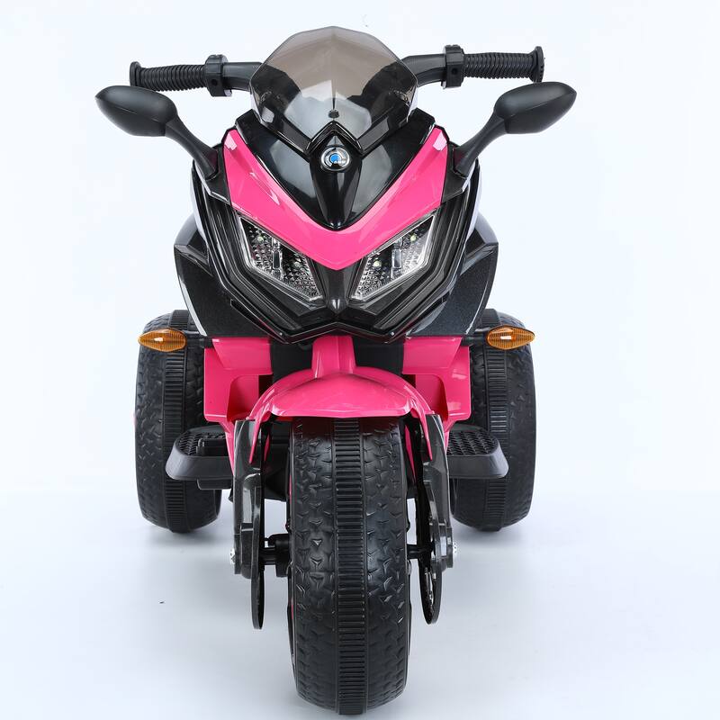 Kids Motorcycle Ride-On Motorcycle 3-Wheels Battery Powered Motorbike Rechargeable 12 V kids ride on toy with PU seat