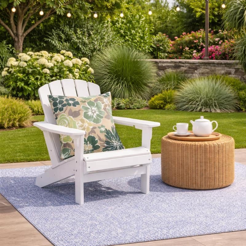 2 Pack Outdoor Throw Pillows, Waterproof & Fade-Resistant Patio Cushions- Soft & Comfortable Decorative Pillow Covers (18x18")