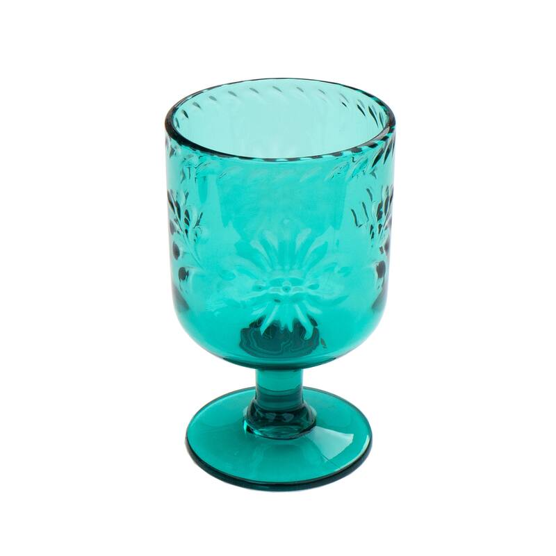 Abode Homewares Talavera Acrylic Wine Glass - 13 oz - Set of 6