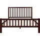 preview thumbnail 31 of 53, Hampton Wooden Platform Bed with Slatted Headboard and Footboard