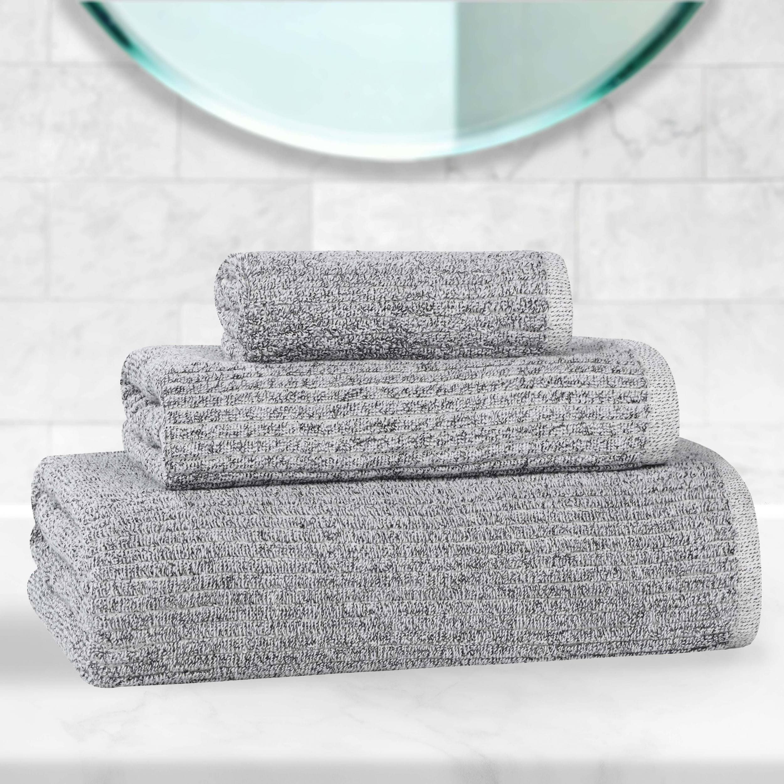 Superior Destin Viscose Cotton Blend 3 Piece Towel Set