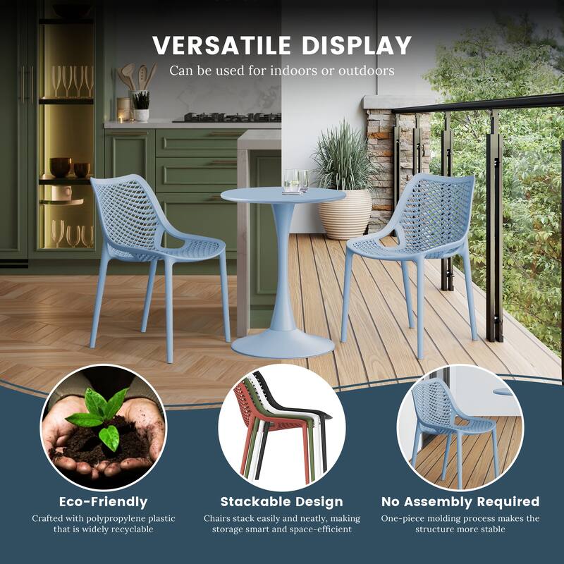 Frond and Form 2-Person Outdoor Round Dining Set