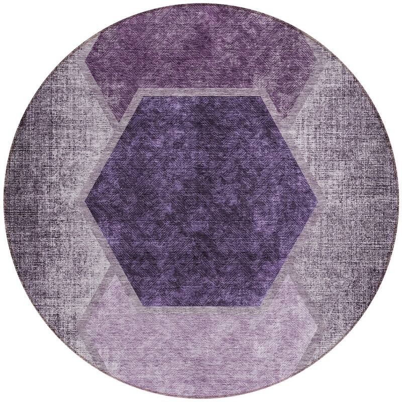 HomeRoots Geometric Transitional Rectangle Outdoor Rug