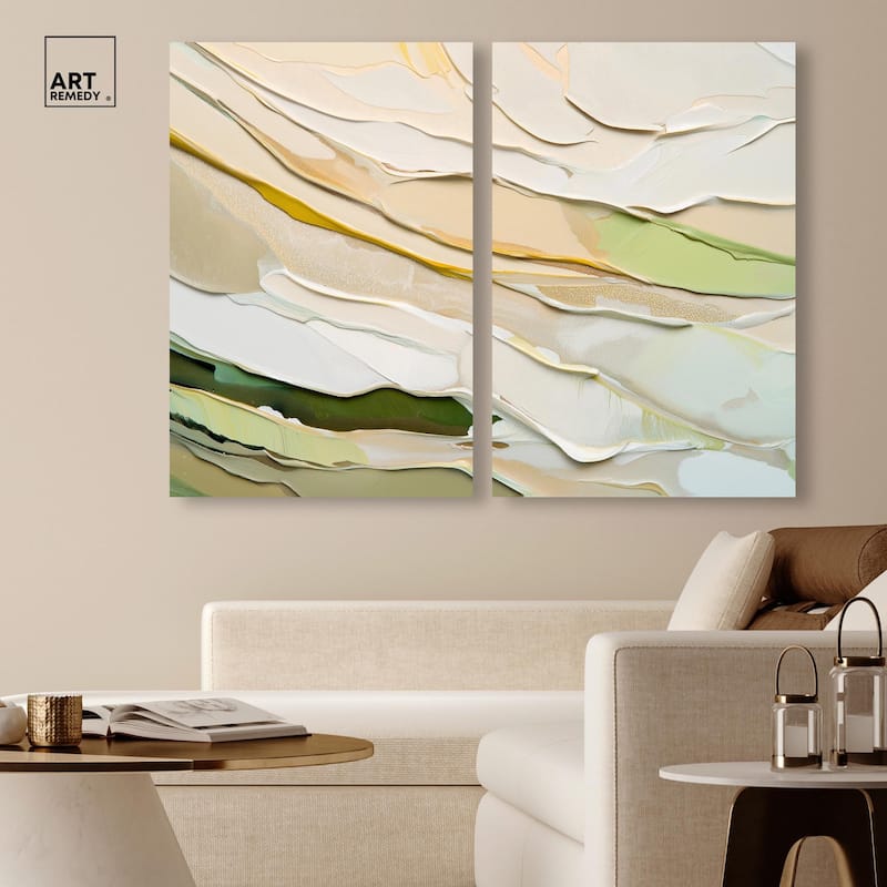 Mossy Glen Canvas Set of 2 by Art Remedy, Gallery Wrapped