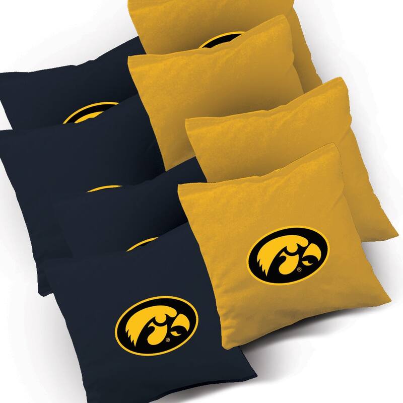 Iowa Hawkeyes Striped NCAA Team Cornhole Boards