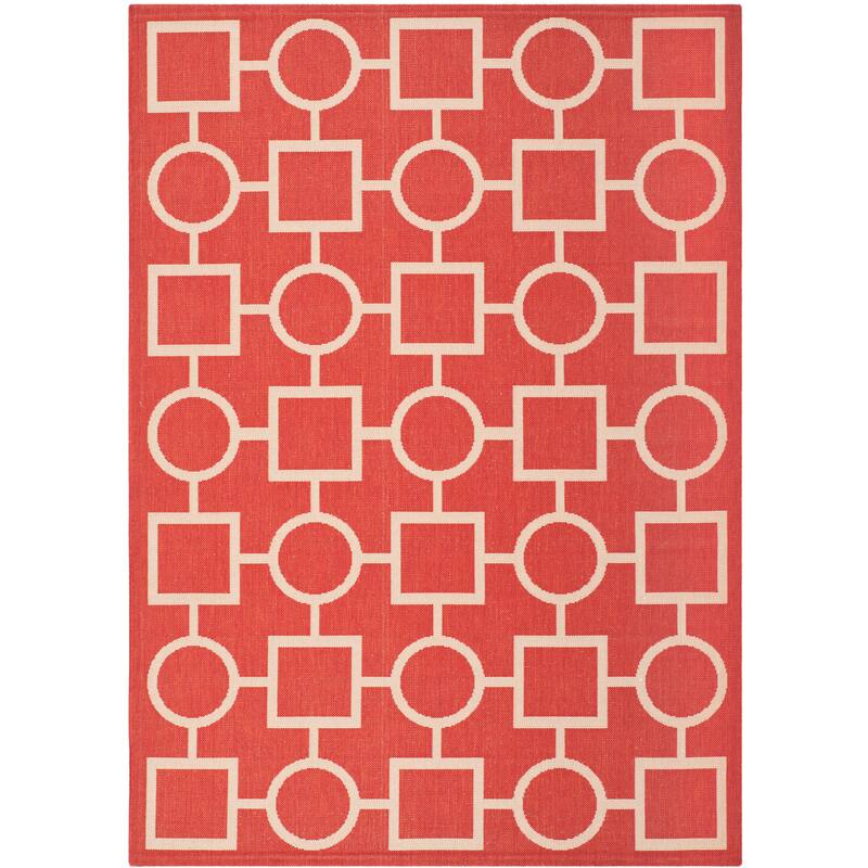SAFAVIEH Courtyard Sharlene Indoor/ Outdoor Waterproof Patio Backyard Rug
