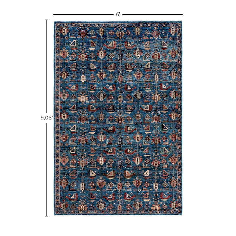 Serapi, One-of-a-Kind Hand-Knotted Area Rug - 6' 0" x 9' 1"