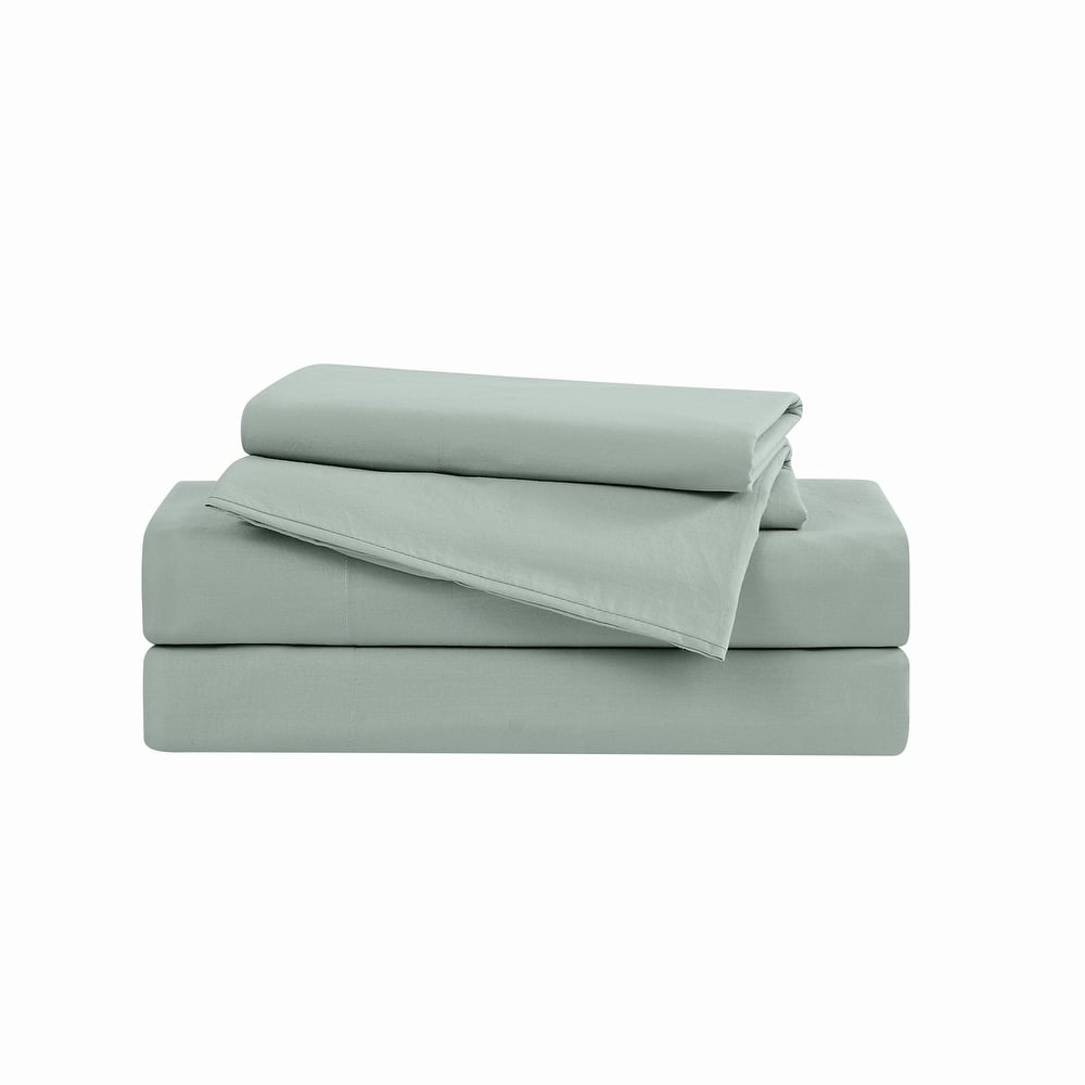 The Farmhouse by Rachel Ashwell Washed Solid Cotton Sheet Set
