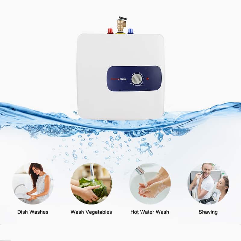 ThermoMate Mini Tank 8 Gallon Poin Of Use Electric Tank Water Heater, 1.44kw At 120 Volt