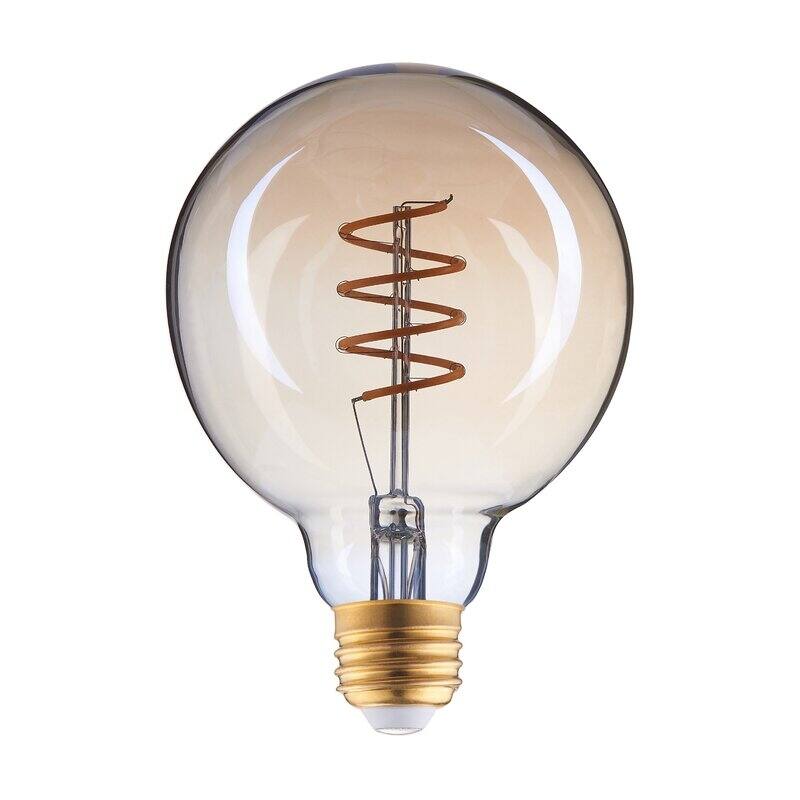 BROD LED Light Bulb Glass E26 / 120V / 4W / 2700K / Dimmable - Amber