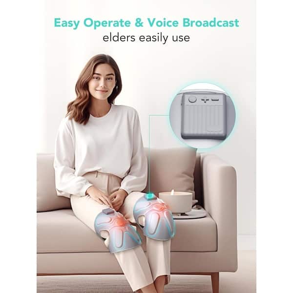 vibrating knee massager Best Cordless Knee Massager with Heat