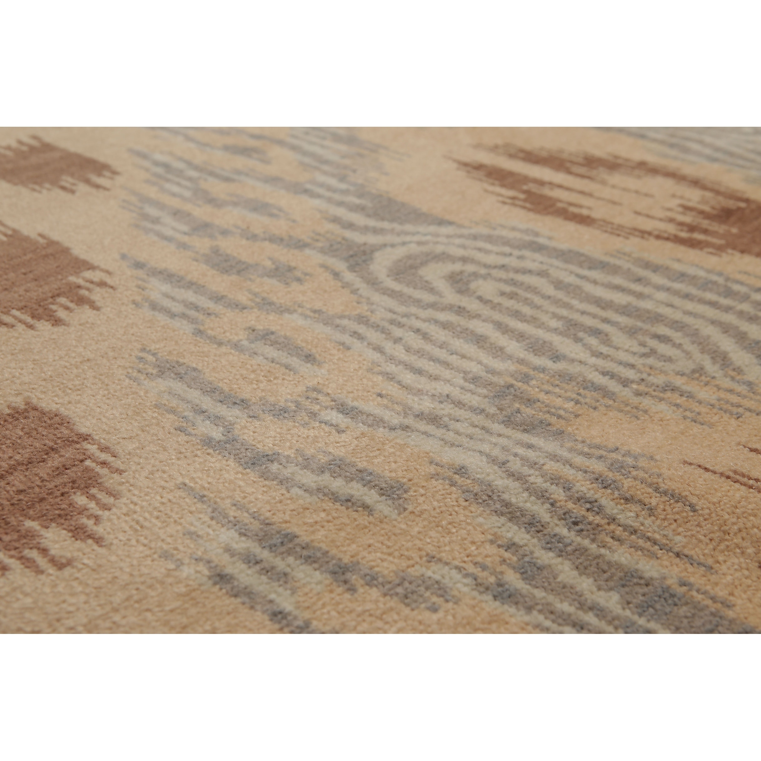 Hand Knotted Ikat Design Tan Brown Oriental Wool Traditional Oriental Area Rug 8x10 8 X 10 On Sale Overstock 20956395