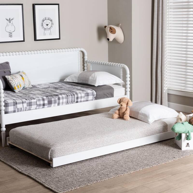 Lucera Trundle - Underbed Low-Profile Rolling Base for Daybeds and Guest Rooms